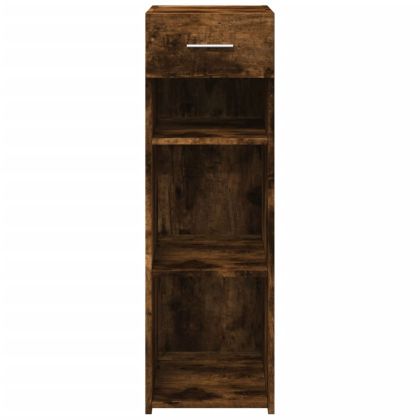 Бюфет, опушен дъб, 30x42,5x93 см, инженерно дърво