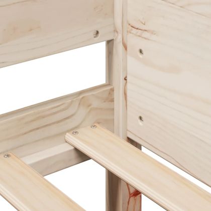 Рамка за легло без матрак, 80x200 см, бор масив