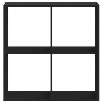 Библиотека бяла 68,5x32x68,5 см инженерно дърво