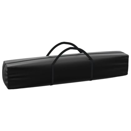 Сгъваема парти палатка със странични стени, черна, 2x2 м