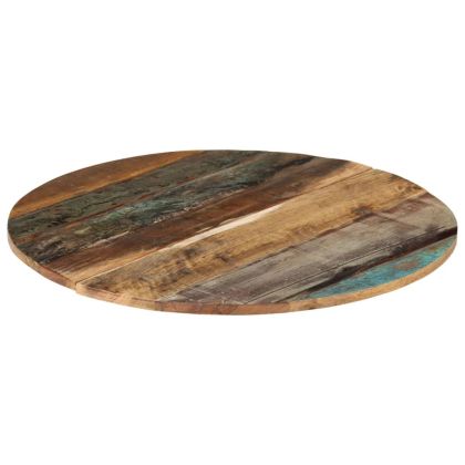 Кръгъл плот за маса, 70 см, 15-16 мм, регенерирано дърво масив