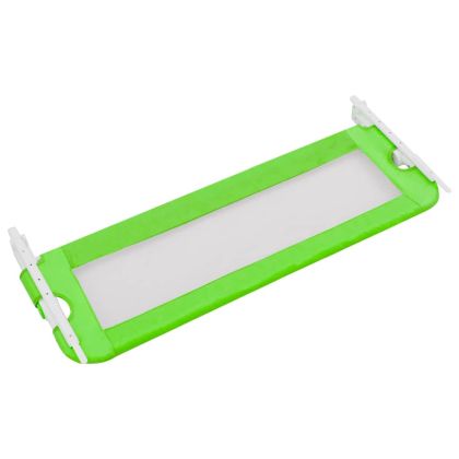 Ограничител за детско легло, зелен, 120x42 см, полиестер