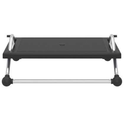 Поставка за крака, черна, 45x40x13,5 см