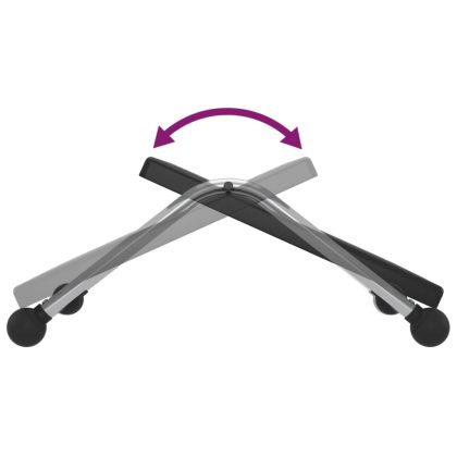 Поставка за крака, черна, 45x40x13,5 см