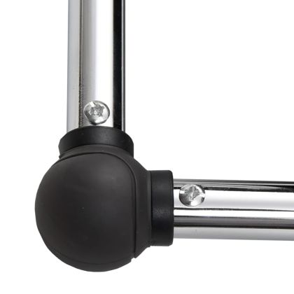 Поставка за крака, черна, 45x40x13,5 см