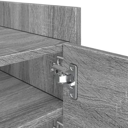 ТВ шкаф, сив сонома, 80x35x40 см, инженерно дърво