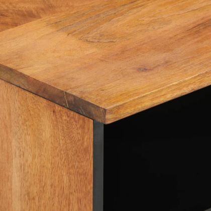 ТВ шкаф, 100x33x46 см, мангово дърво масив