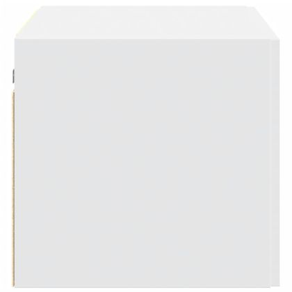 Стенен шкаф, бял, 70x42,5x40 см, инженерно дърво