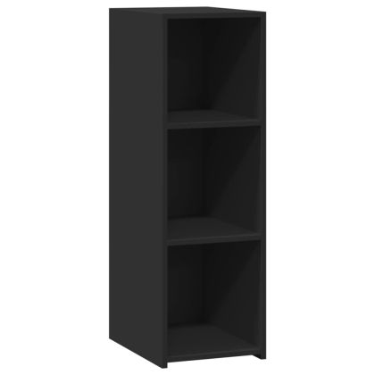 Бюфет, черен, 30x41x93 см, инженерно дърво