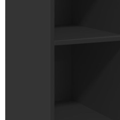 Бюфет, черен, 30x41x93 см, инженерно дърво