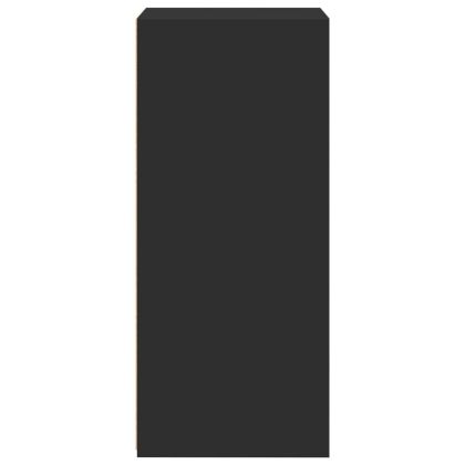 Бюфет, черен, 45x41x93 см, инженерно дърво