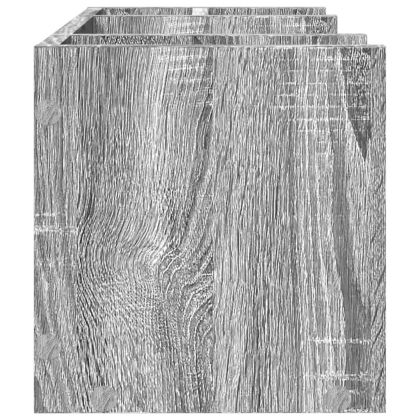 Органайзер за бюро, сив сонома, 44,5x24x25 см, инженерно дърво