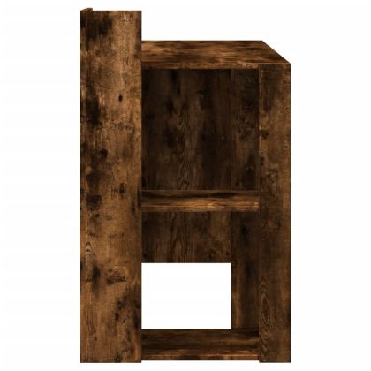 Офис бюро, опушен дъб, 103,5x56,5x94 см, инженерно дърво