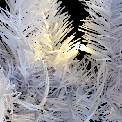 Коледен гирлянд с LED лампички, 10 м, бял