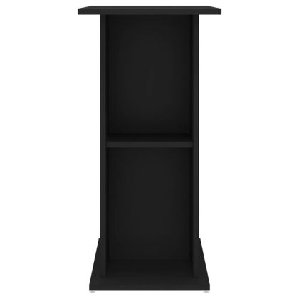Поставка за аквариум, черна, 75x36x72,5 см, инженерно дърво