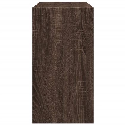 Долен шкаф за мивка, кафяв дъб, 63x29x55 см, инженерно дърво