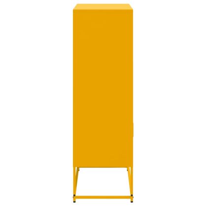 Висок шкаф, бял, 68,5x38,5x107 см, стомана