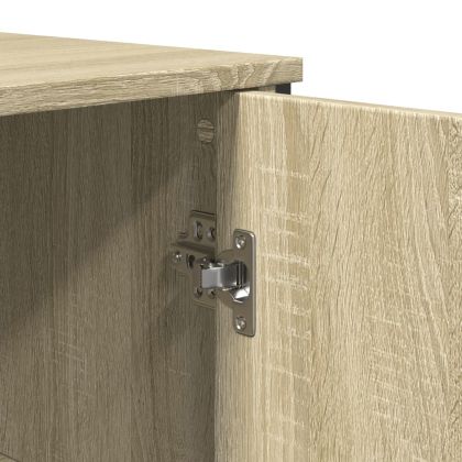 Бюфет дъб сонома 78x35,5x74,5 см инженерно дърво