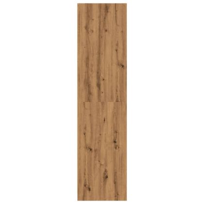 Гардероб, дъб артизан, 30x50x200 см, инженерно дърво