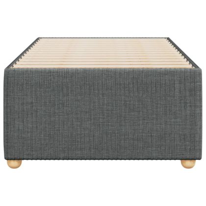 Рамка за легло, тъмносив, единично, текстил