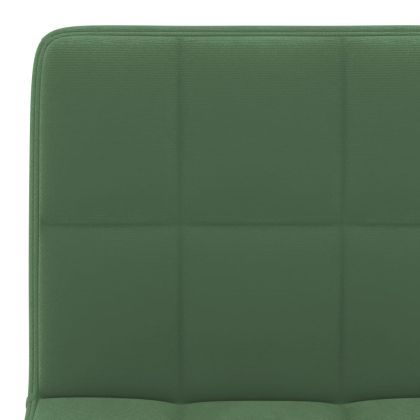 Бар табуретки, 2 бр, тъмнозелени, кадифе