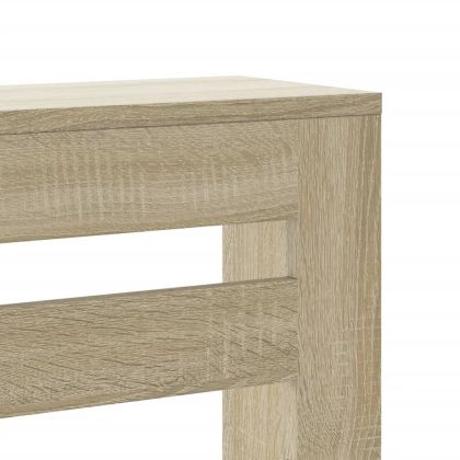 Капак за радиатор, дъб сонома, 205x21,5x83,5см инженерно дърво