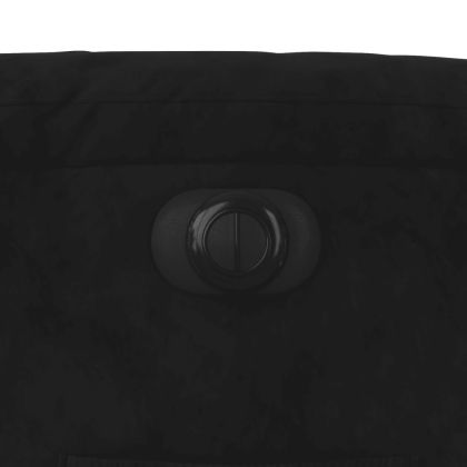 Електрически реклайнер стол, черен, микрофибърен текстил