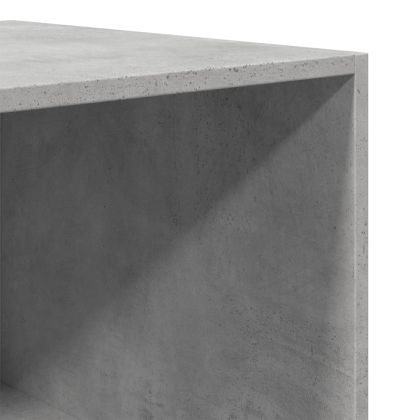 Гардероб, бетоново сив, 50x50x200 см, инженерно дърво