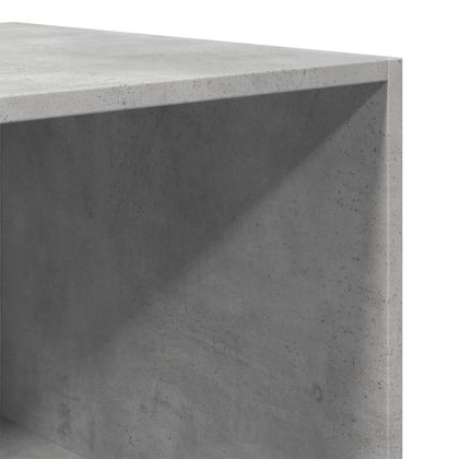 Гардероб, бетонно сиво, 80x50x200 см, инженерно дърво