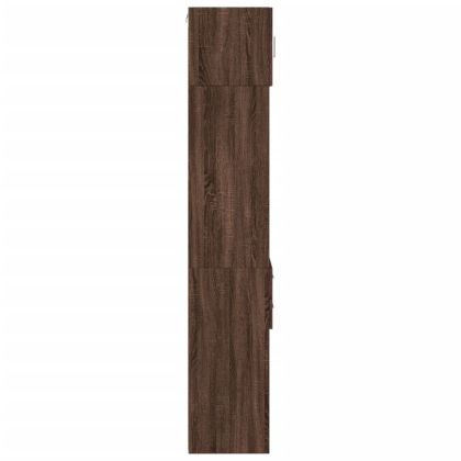 Тесен шкаф, кафяв дъб, 45x42,5x225 см, инженерно дърво