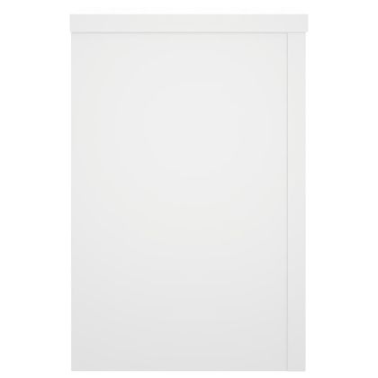 Стойки за растения 2 бр бели 20x20x30 см инженерно дърво