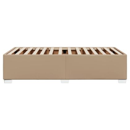 Рамка за легло, капучино, 80x200 см, изкуствена кожа