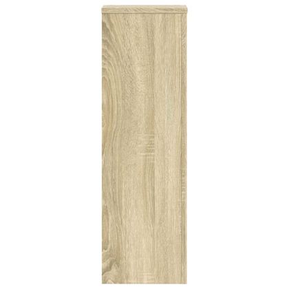 Стойки за растения 2 бр дъб сонома 25x25x80 см инженерно дърво