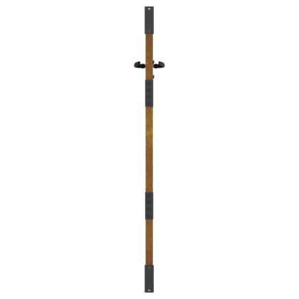 Градинска порта 85x125 см, дизайн с кортенова стомана и трева