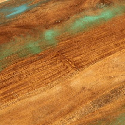 Маса за кафе, 100x55x45 см, масивно регенерирано дърво