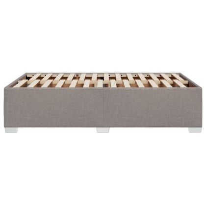 Рамка за легло без матрак, таупе, 120x190 см, плат