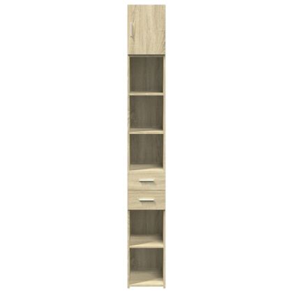 Тесен шкаф, сонома дъб, 30x42,5x225 см, инженерно дърво