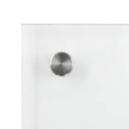 Кухненски гърбове, 2 бр, прозрачен, 70x40 см, закалено стъкло