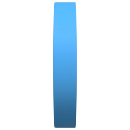 Стенен часовник син Ø25,5 см полистирен и стъкло