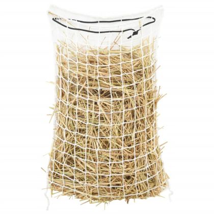 Мрежи за сено, 2 бр, кръгли, бели, 75x50 см, PP