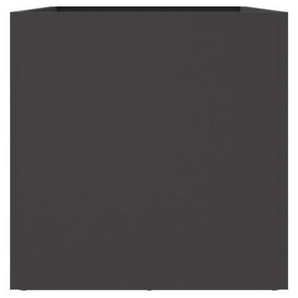 Кашпа, черна, 62x30x29 см, стомана