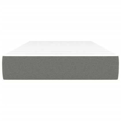 Матрак покет пружини, за деца, тъмносив, 80x160 см, текстил