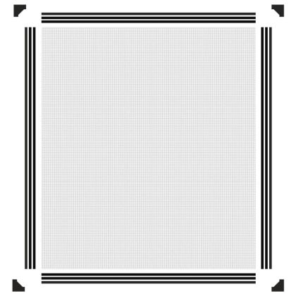 Магнитна мрежа против насекоми за прозорци, антрацит, 130x150см