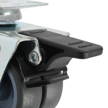 24 бр двуколесни въртящи се колела, 50 мм