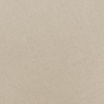 Фотьойл с табуретка за крака, кремав, текстил