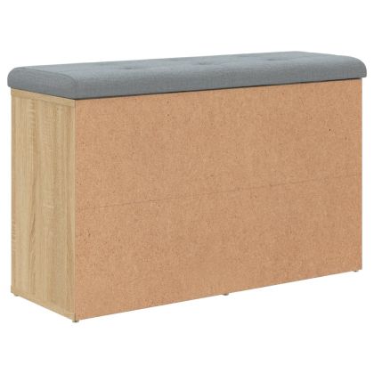 Пейка за обувки, дъб сонома, 82x32x50 см, инженерно дърво