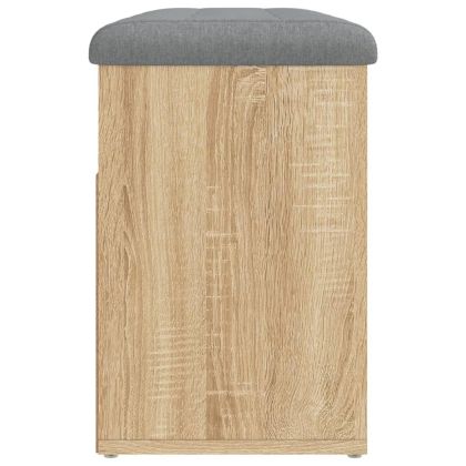 Пейка за обувки, сонома дъб, 82x32x45,5 см, инженерно дърво