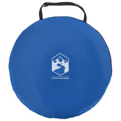 Плажна палатка, 2-местна, лазурносиньо, изскачаща водоустойчива