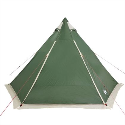 Семейна палатка, типи, 6-местна, зелена, водоустойчива