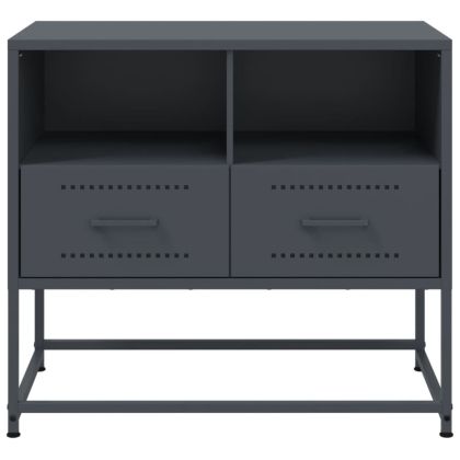ТВ шкаф, антрацит, 68x39x60,5 см, стомана